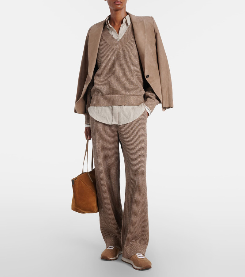 Brunello Cucinelli Monili suede sneakers outlook