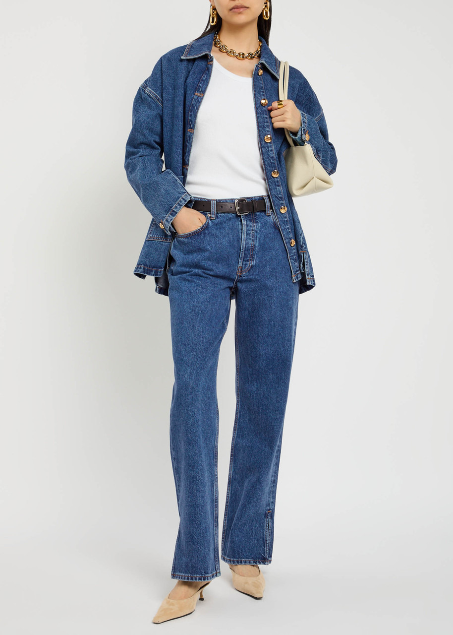 Anine Bing Luca Denim Jacket - 4
