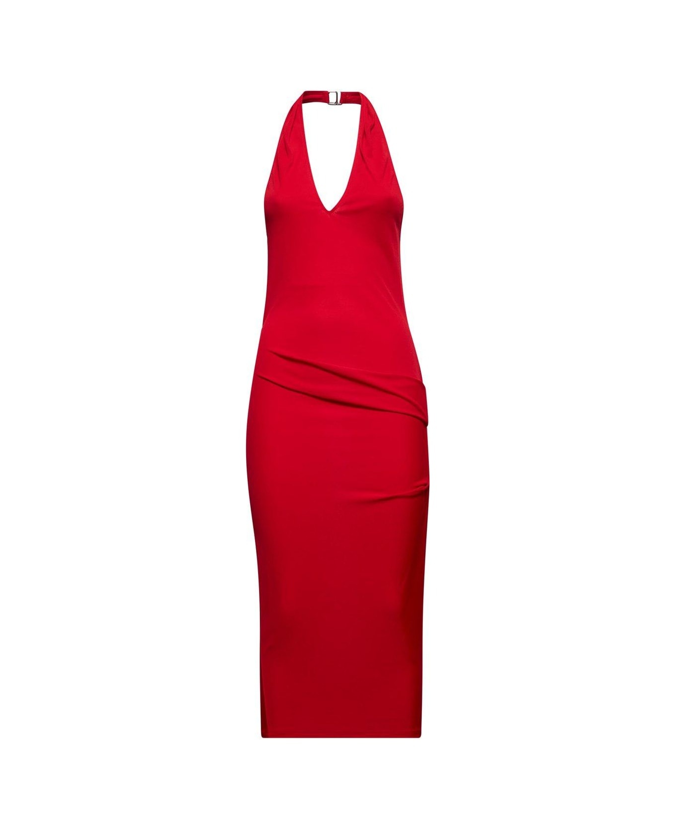 ☆要在庫確認☆ 【Jacquemus】Halter V-neck Dress The Favola dress by JACQUEMUS | Official website