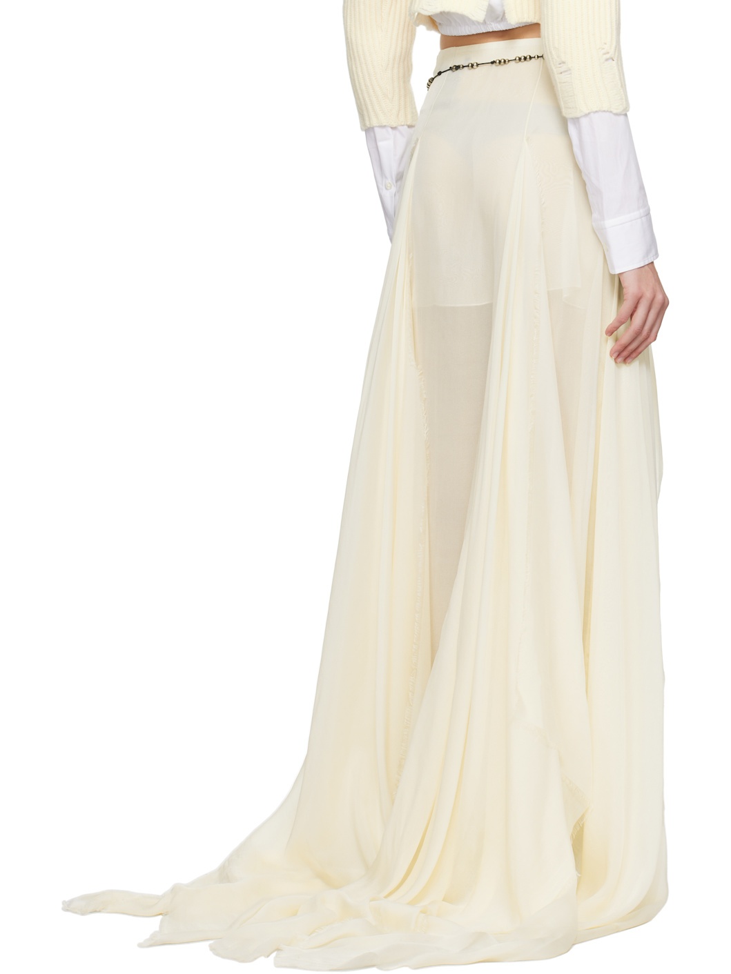 Off-White Saga X-Long Maxi Skirt - 3
