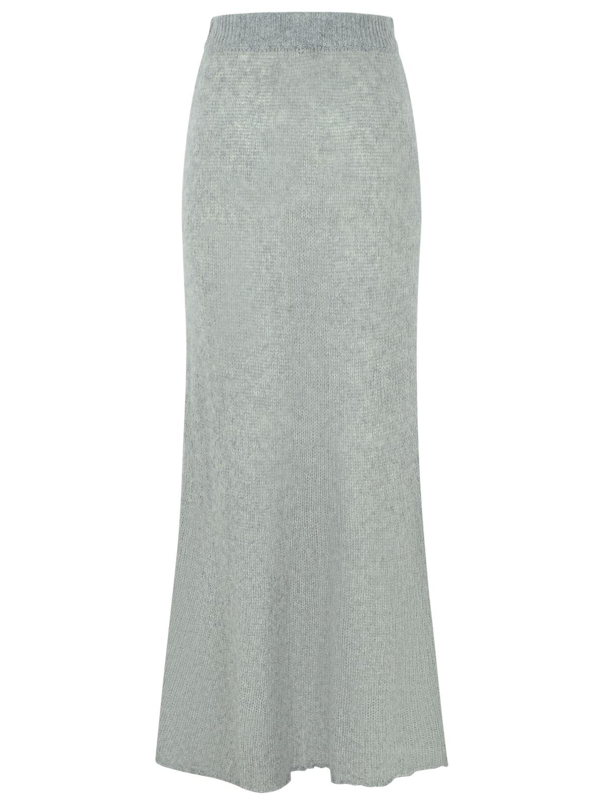 Lisa Yang 'Kelsy' Long Skirt In Grey Silk Blend Women - 3