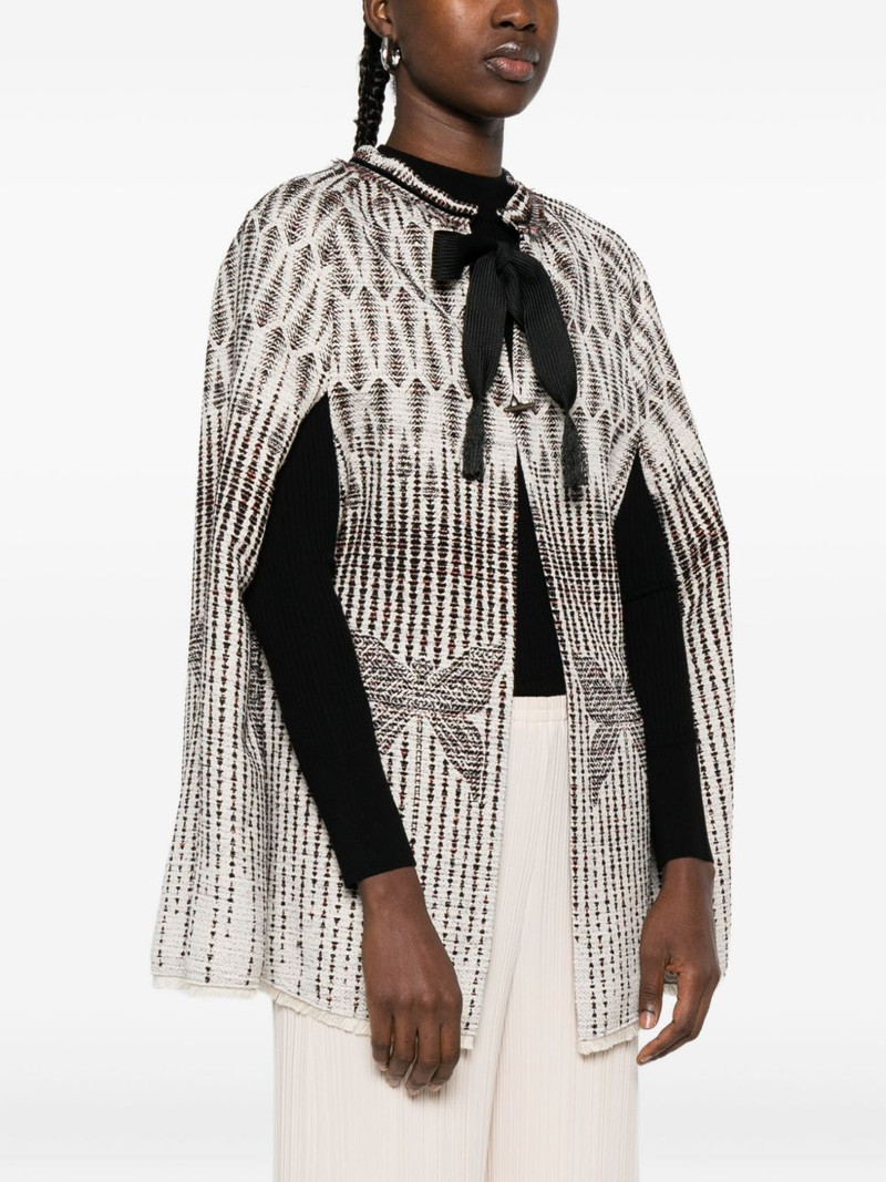 geometric-pattern bow jacket 3