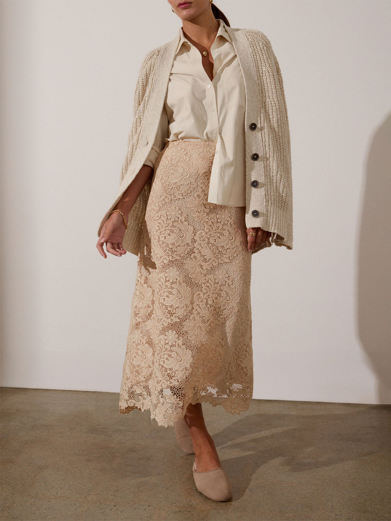 BROCHU WALKER The Mara Lace Skirt outlook