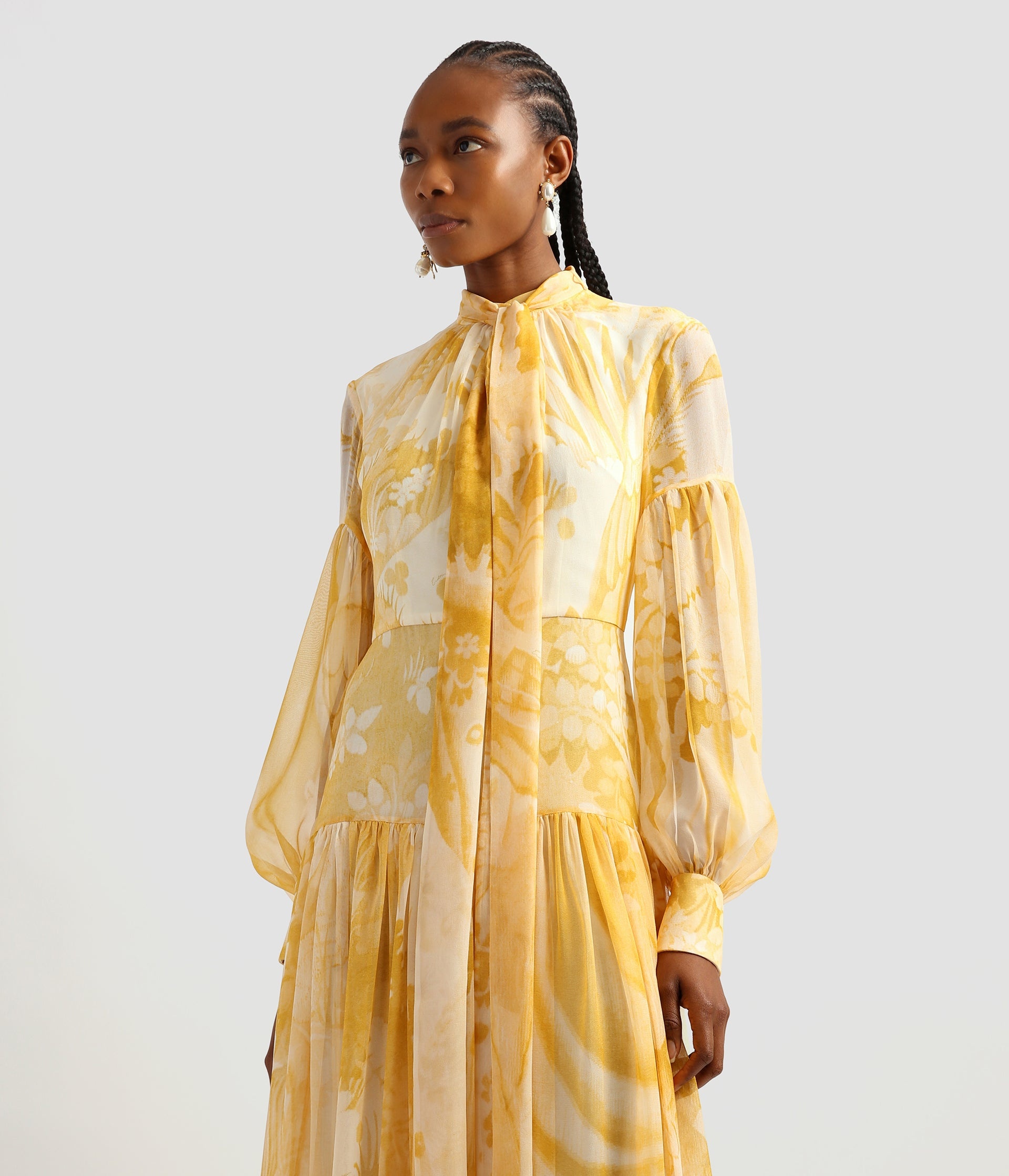 NECK TIE GOWN - 5