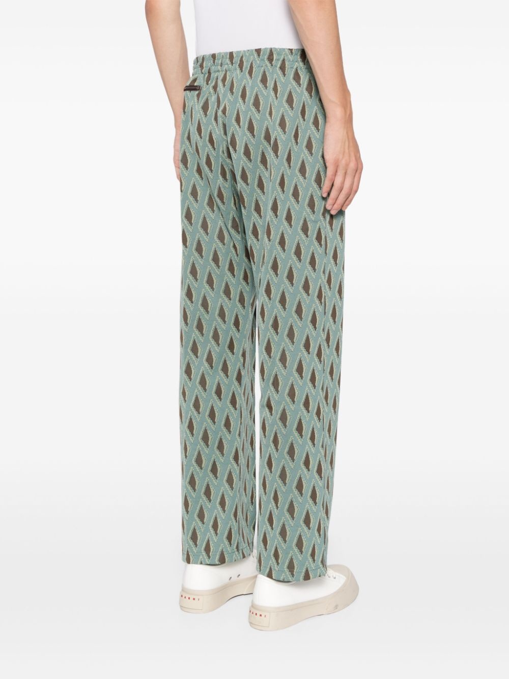 logo-embroidered track pants - 4