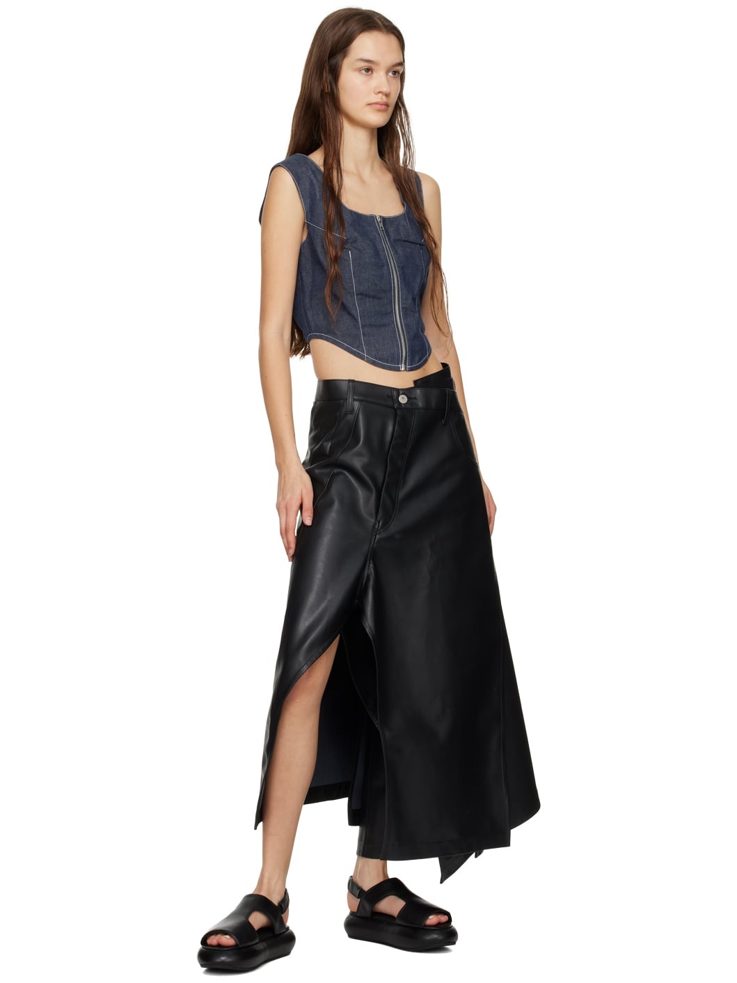 Black Ciambellona Sandals - 5