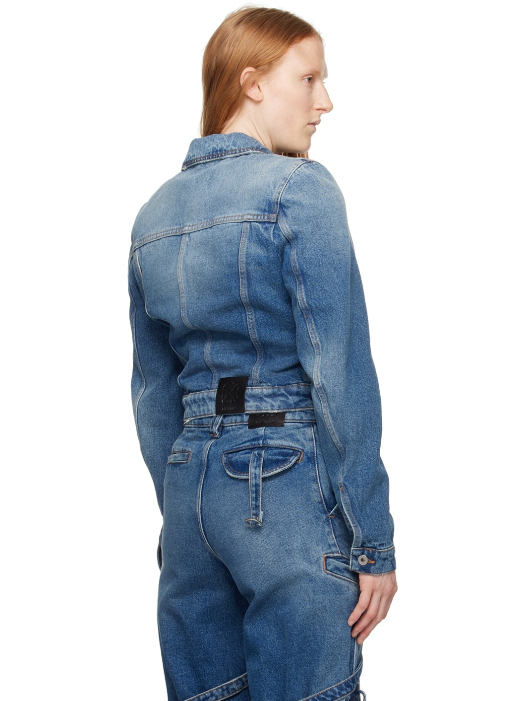 Blue Cargo Denim Jacket - 3