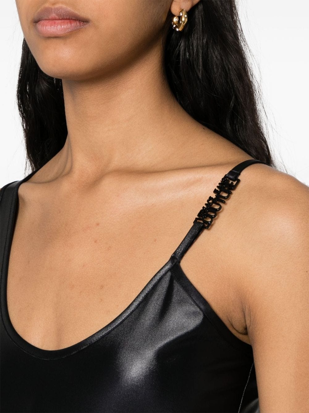 logo-lettering bodysuit - 5