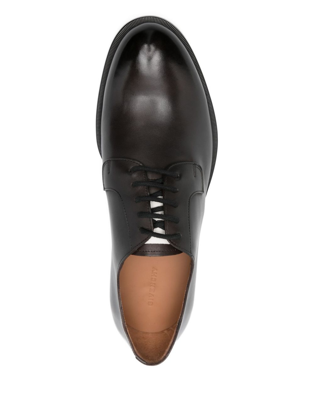 leather lace-up shoes - 4