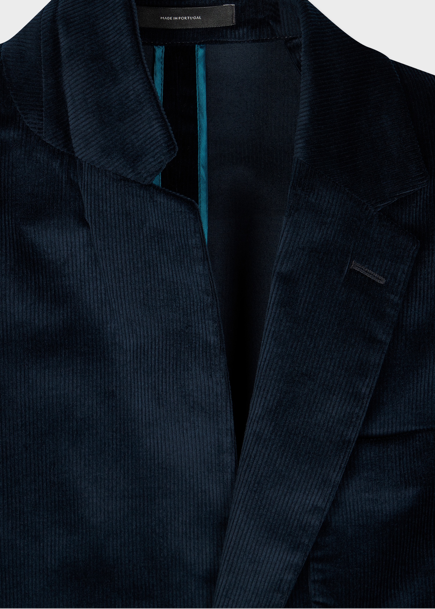 Navy Cotton-Blend Corduroy Unlined Blazer - 2