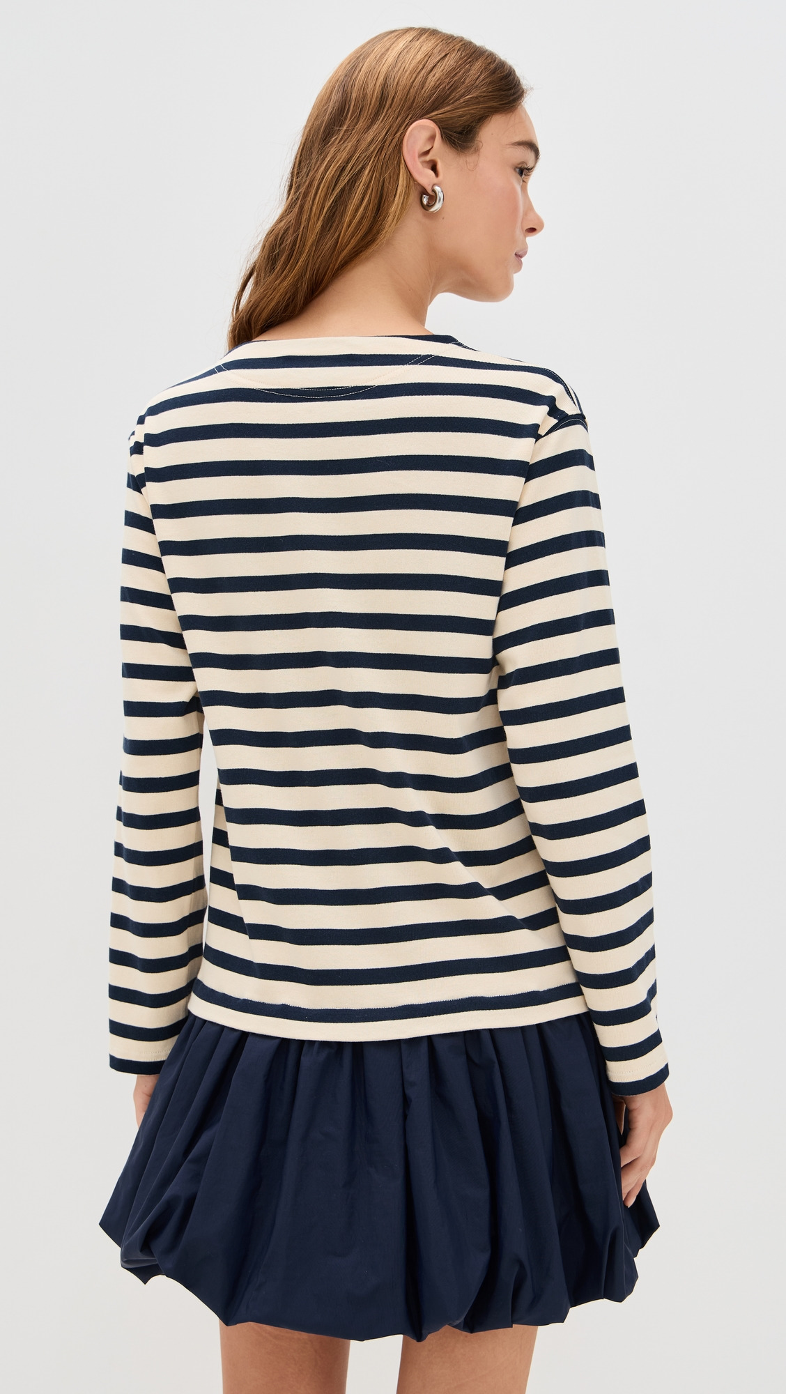 Athena Solid Combo T-Shirt Bubble Dress - 2