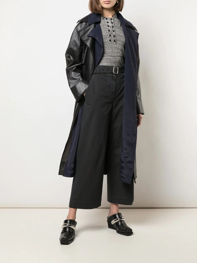 Proenza Schouler layered belted raincoat outlook