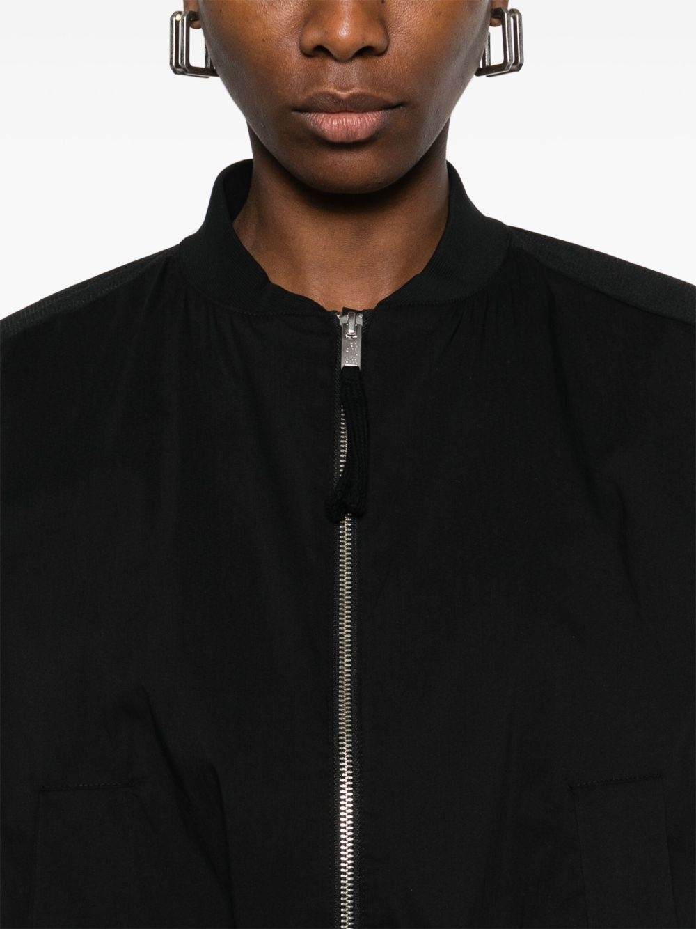 ruched bomber jacket - 5