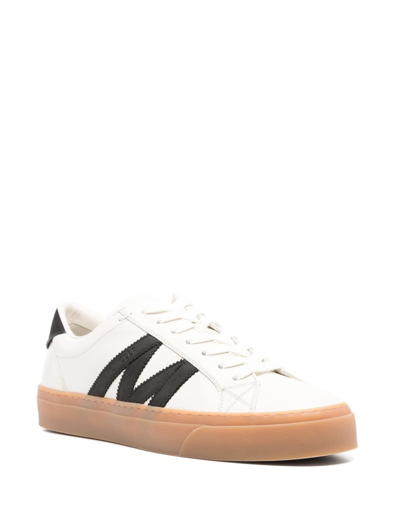 Moncler Monaco2 leather sneakers outlook