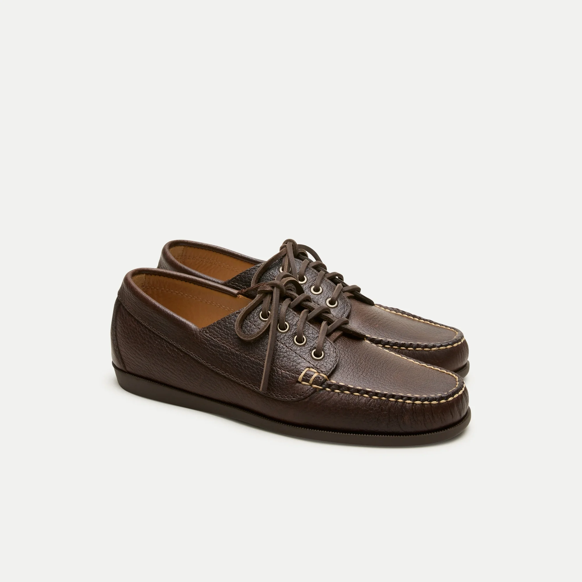 Four-eye lake shoes in leather - 1