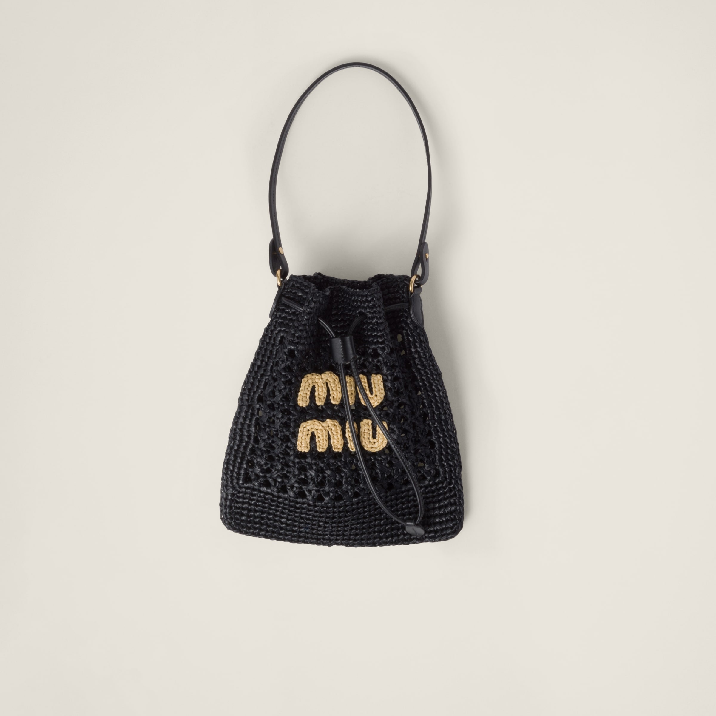 Woven fabric mini-bag - 1