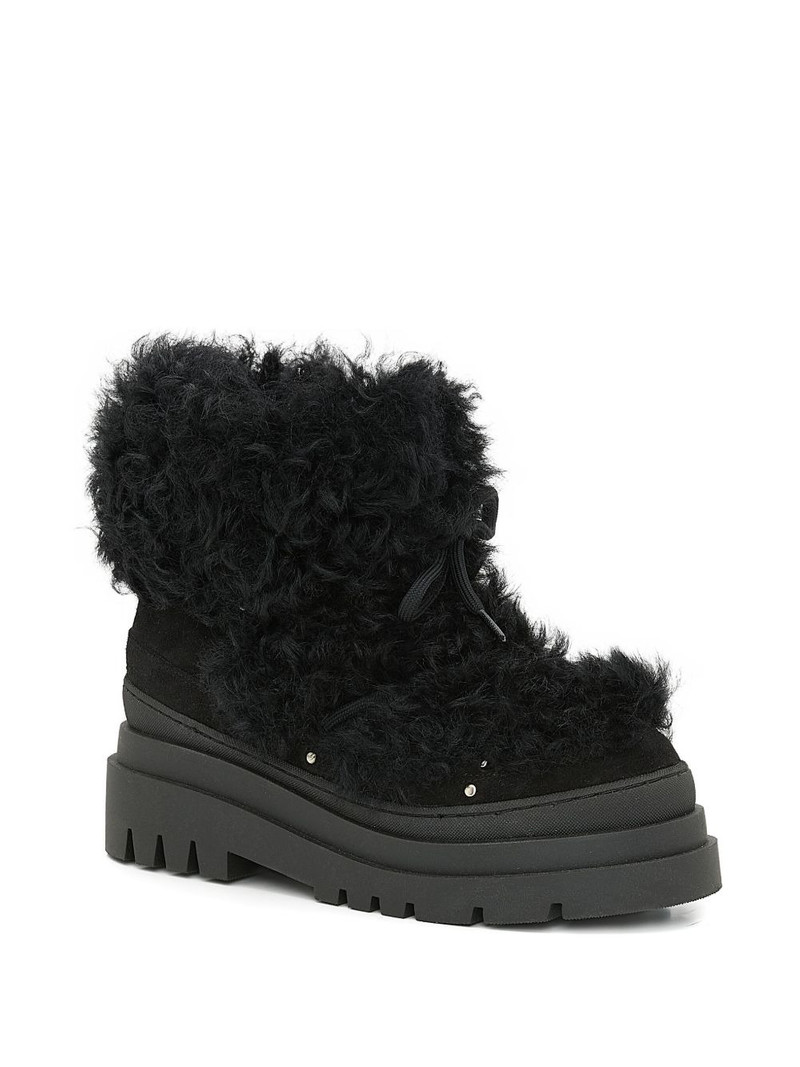 Yves Salomon shearling platform boots outlook