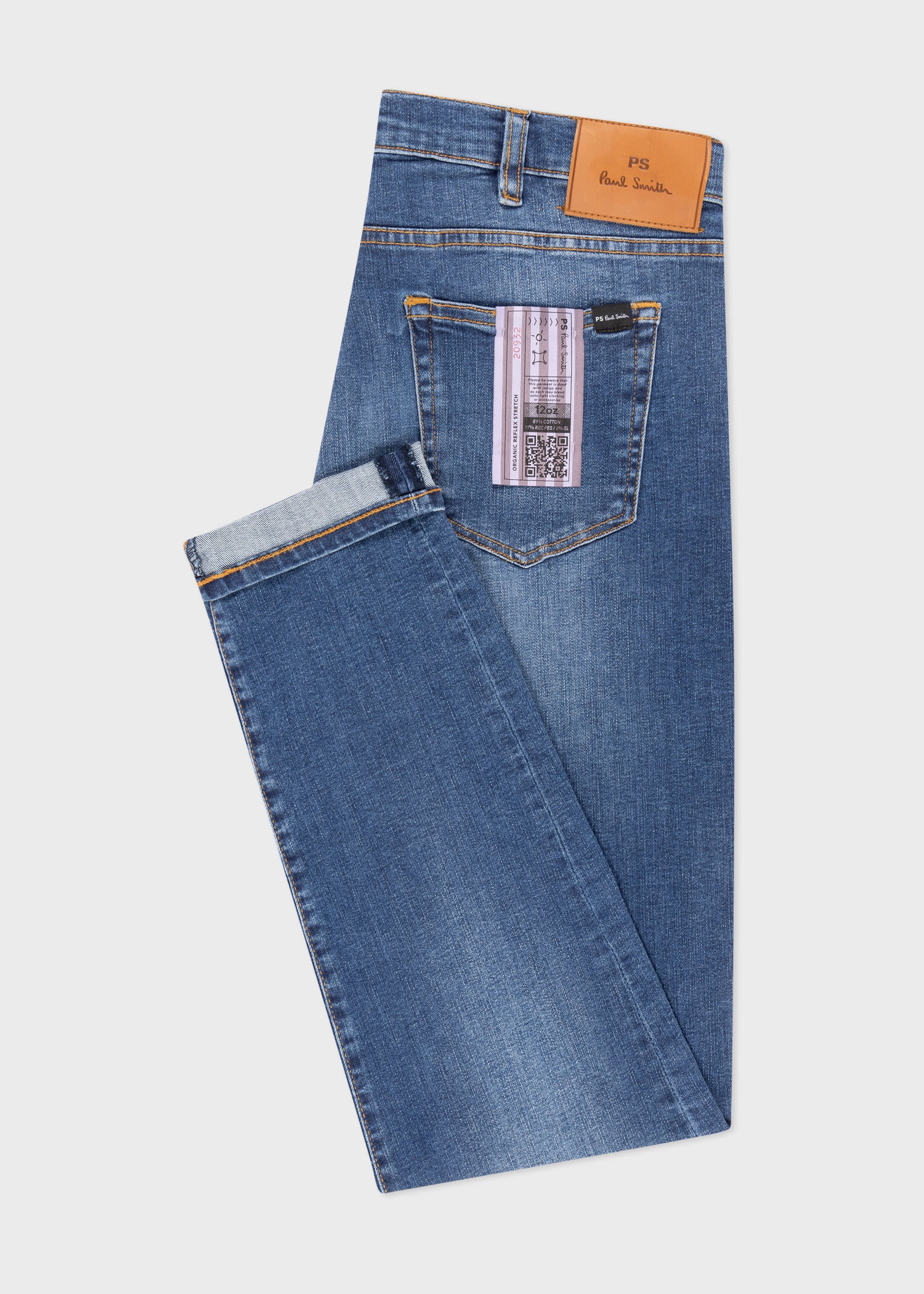 Mid-Wash 'Organic Reflex Stretch' Jeans - 2