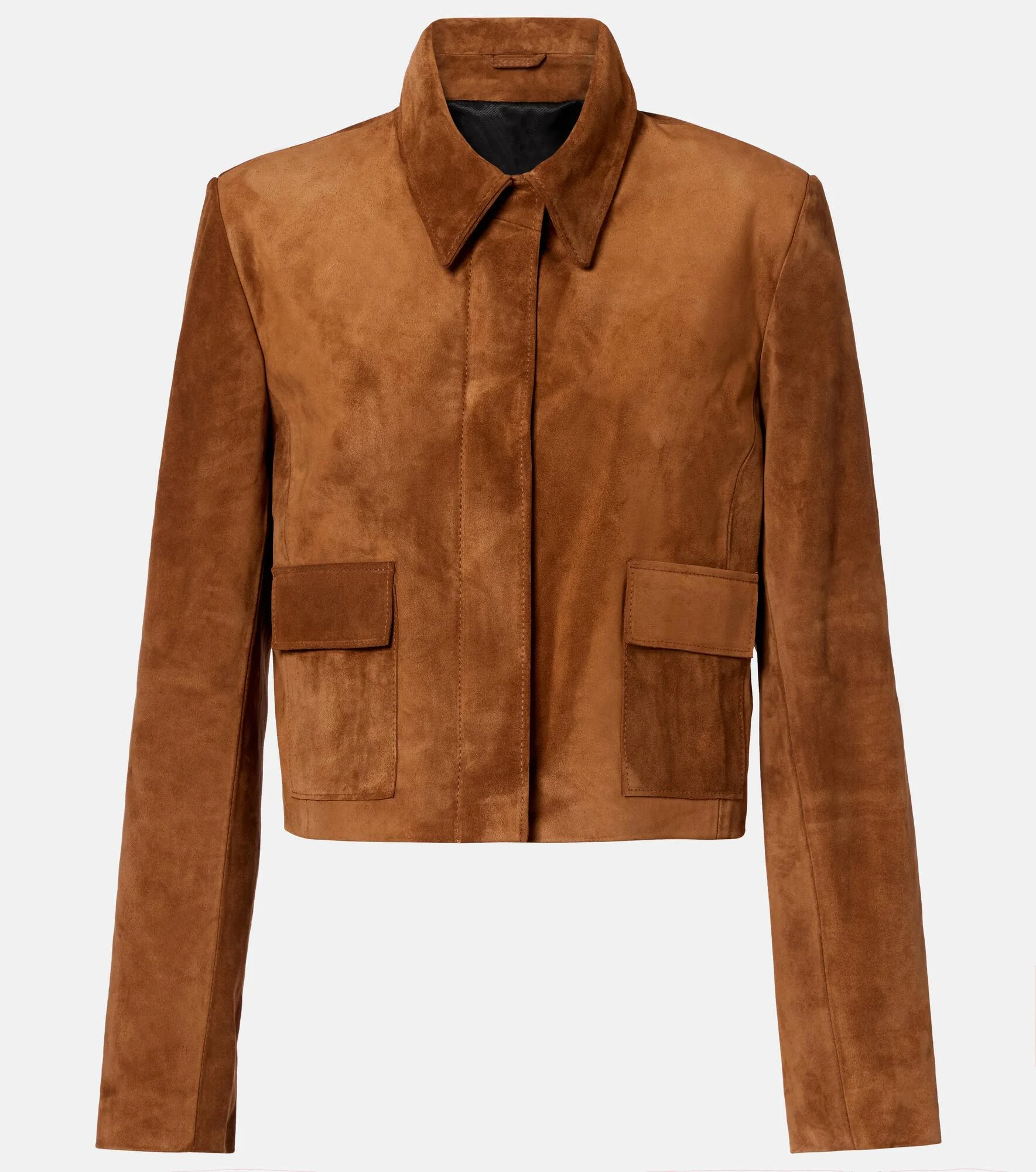 Bleeker cropped suede jacket - 1