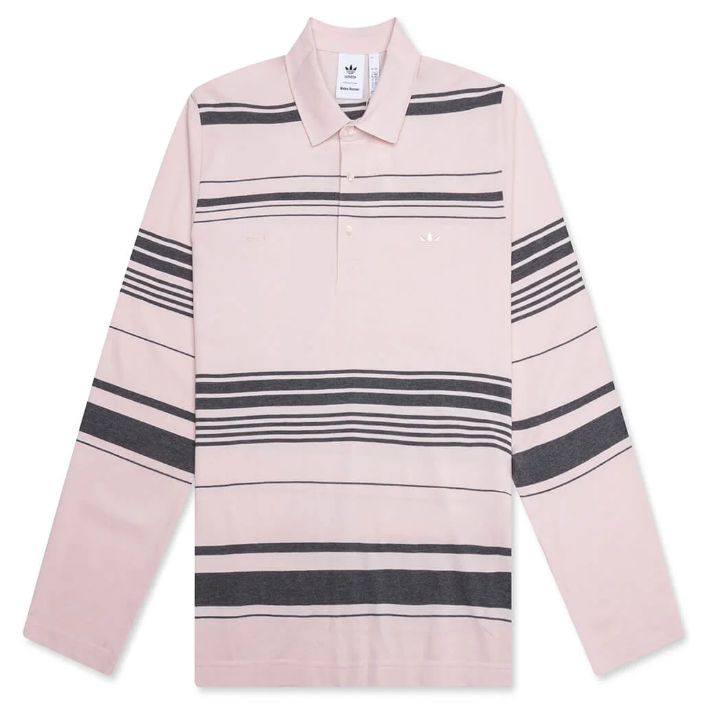 ADIDAS ORIGINALS X WALES BONNER KNIT POLO - WONDER QUARTZ - 1