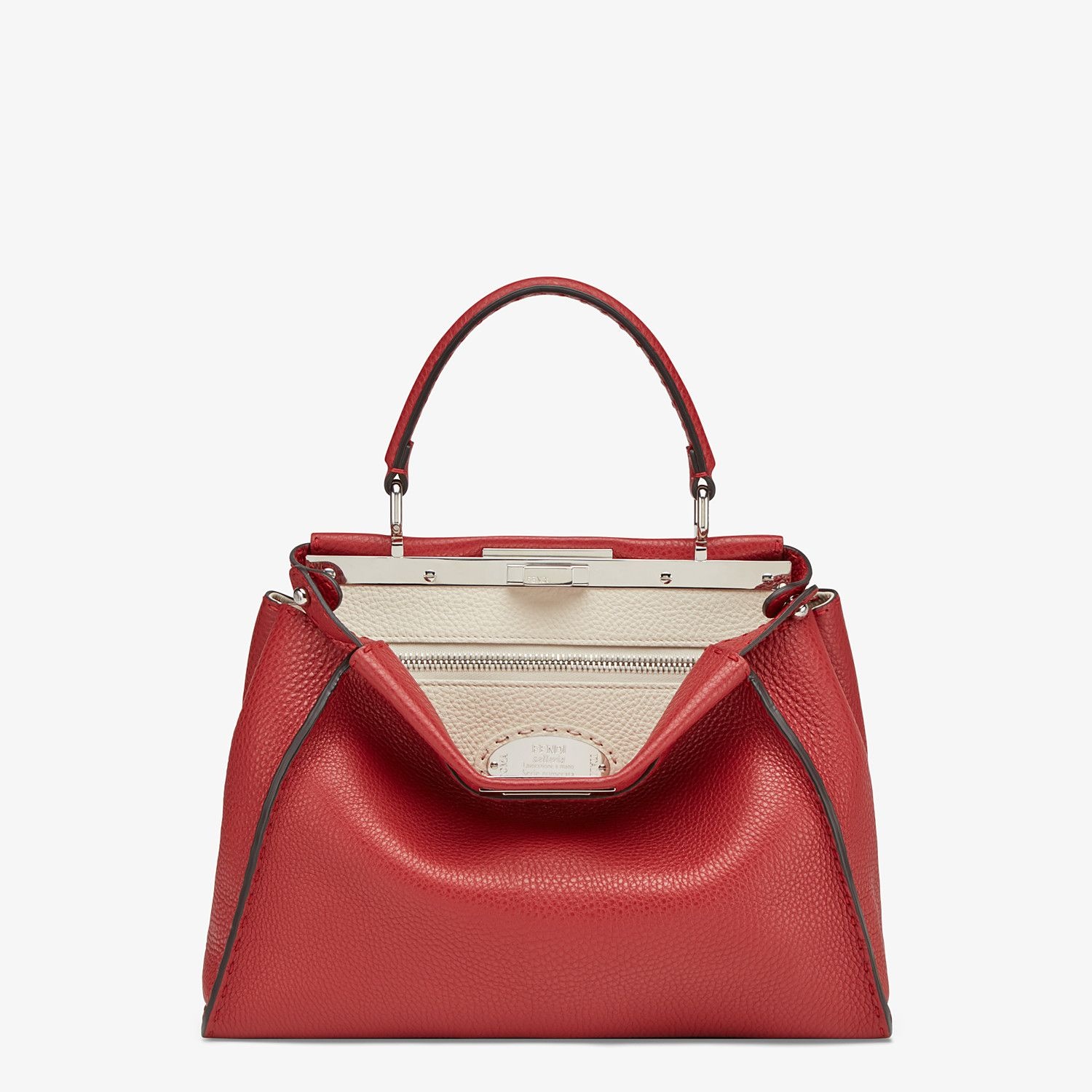 Red leather bag - 1