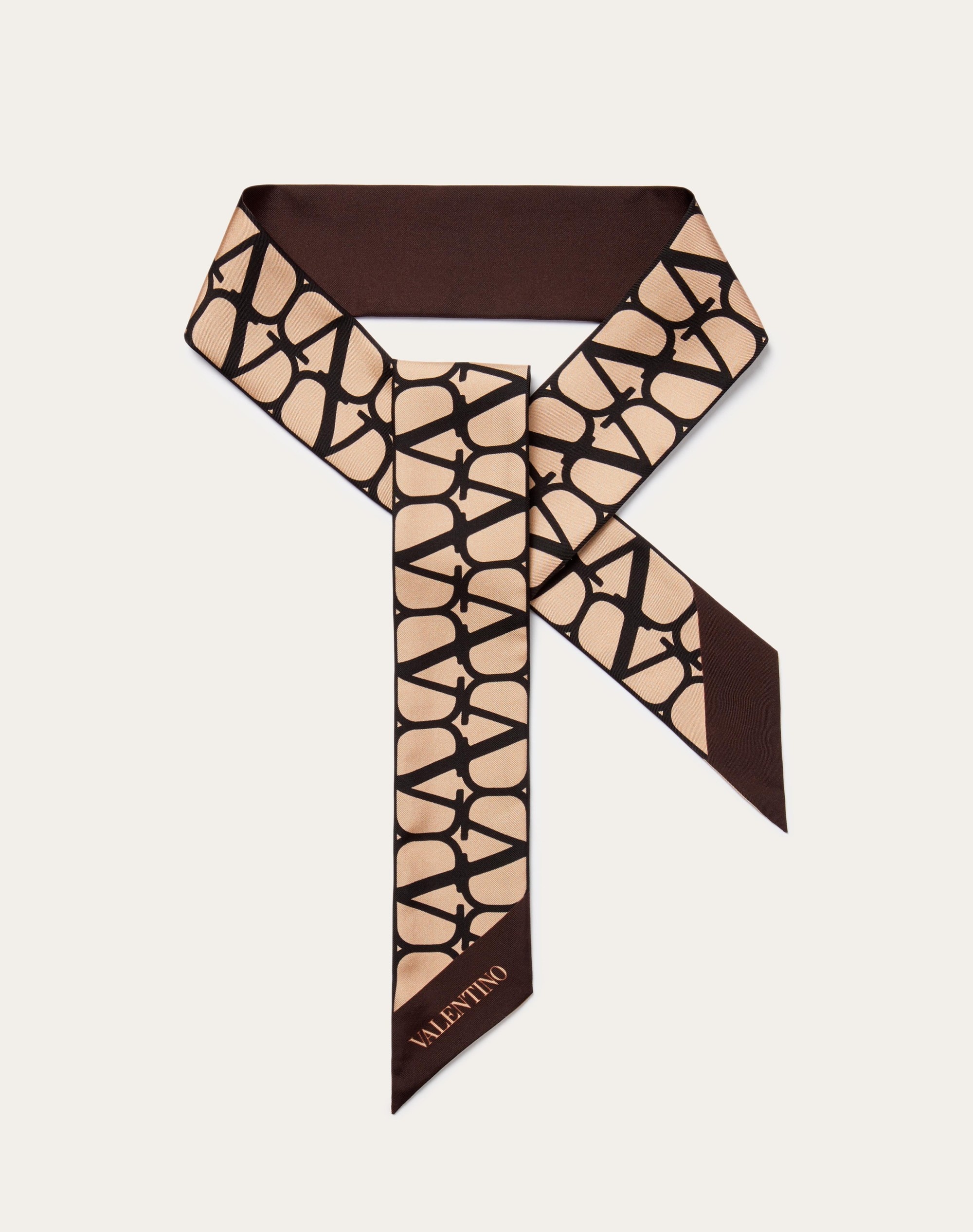 Valentino TOILE ICONOGRAPHE SILK BANDEAU SCARF | REVERSIBLE