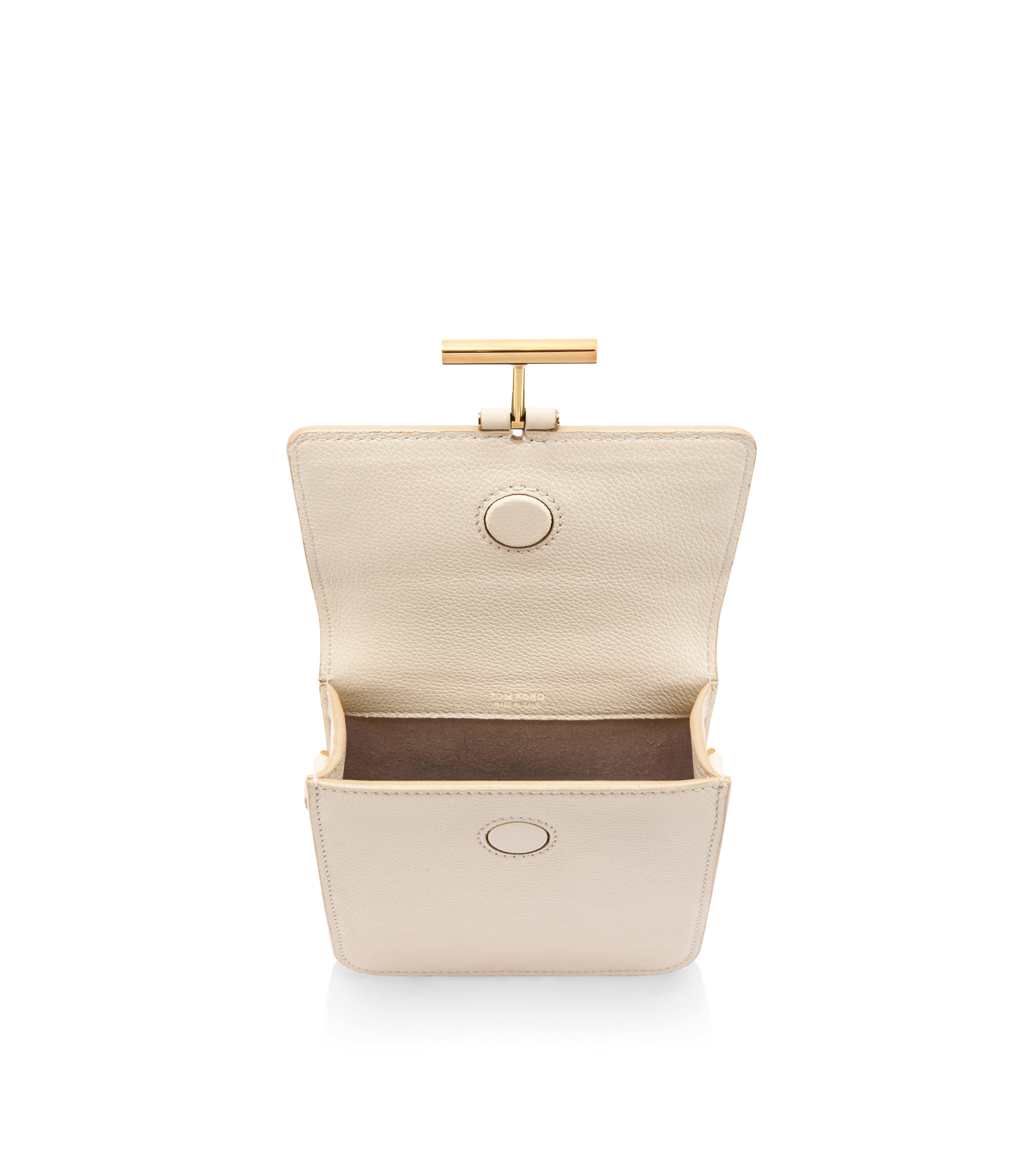 GRAIN LEATHER TARA MINI BAG ON STRAP - 4