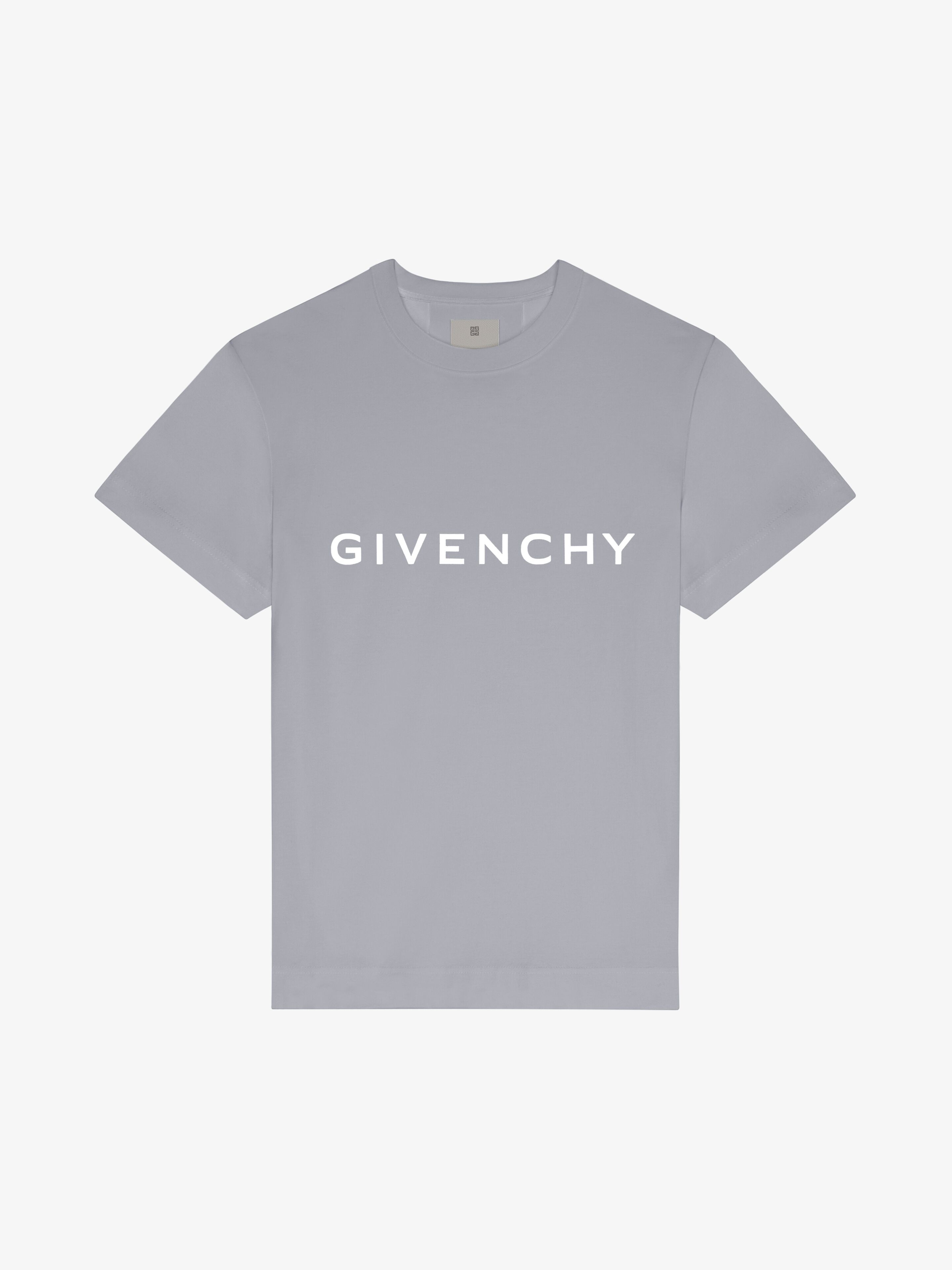 REFLECTIVE GIVENCHY SLIM FIT T-SHIRT IN COTTON - 7