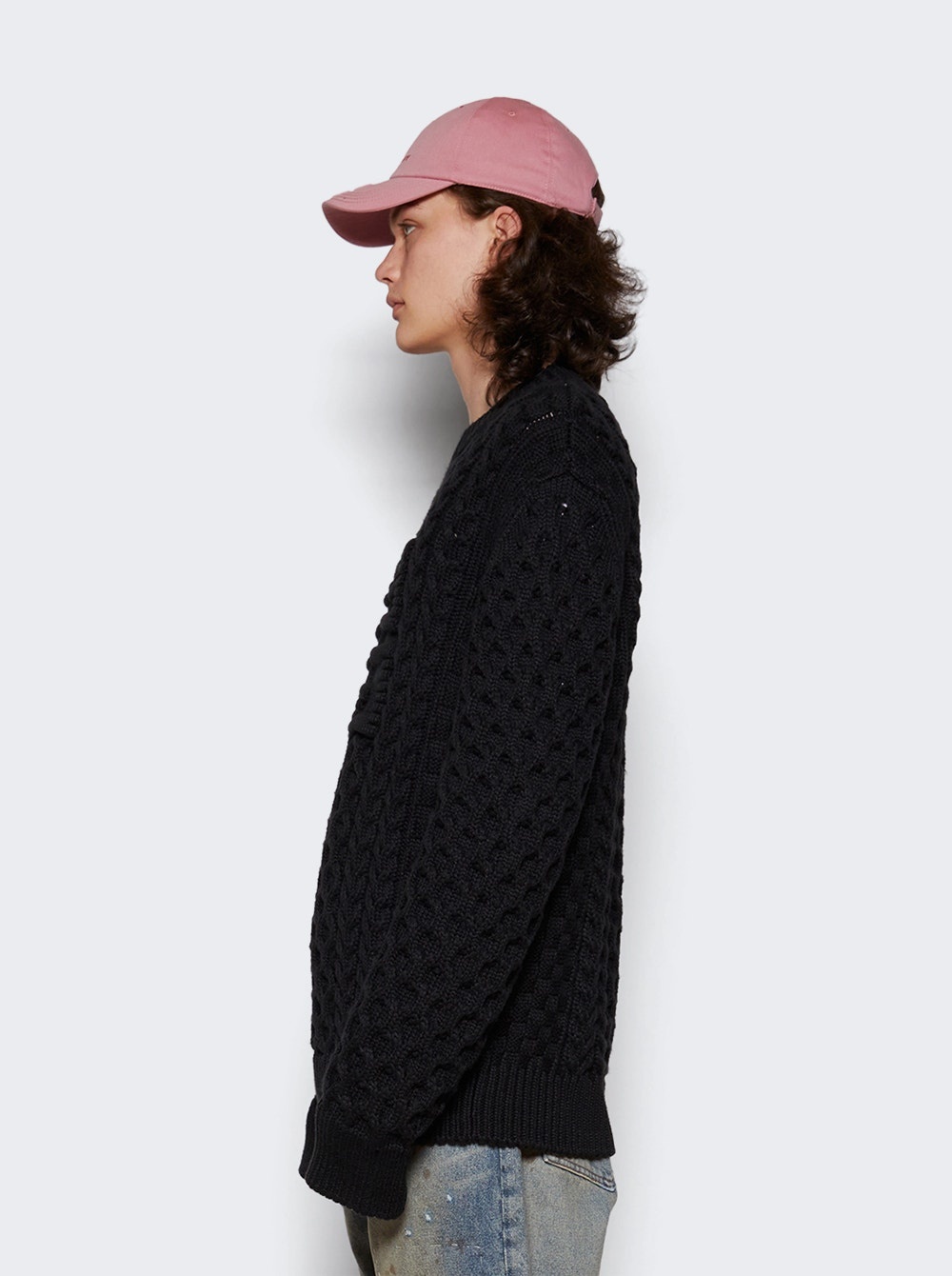 4g Cable-knit Sweater Black - 4