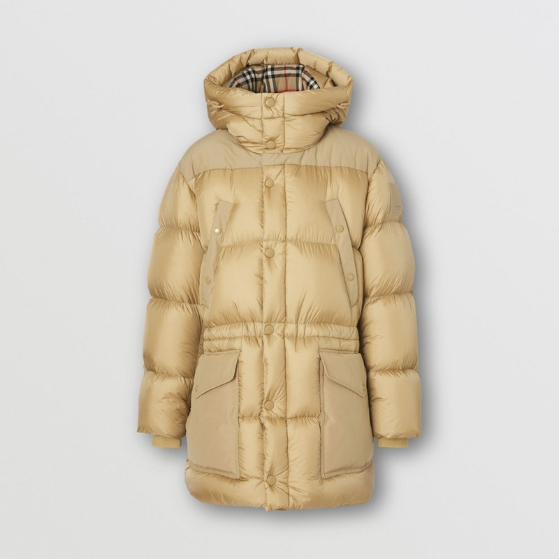Logo Appliqué Nylon Puffer Coat 1