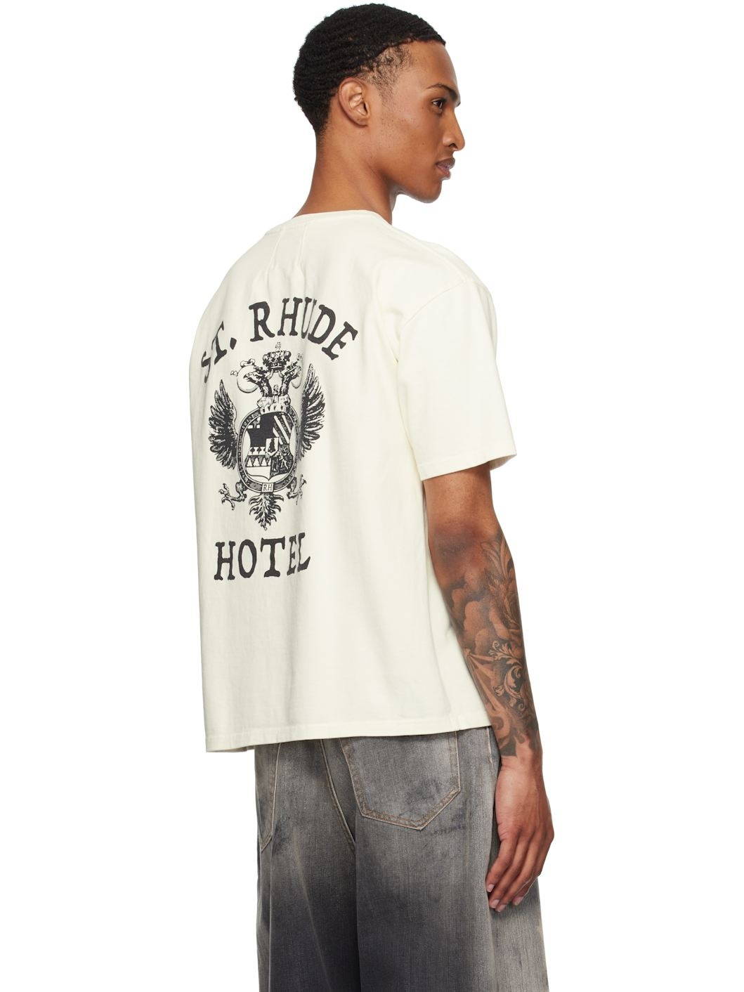 Off-White 'St Rhude' Seal T-shirt - 3