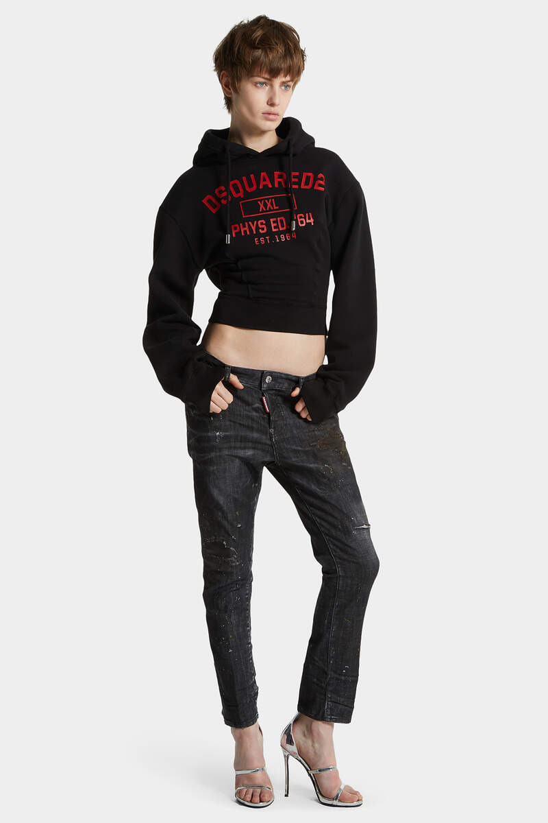 SUPERNEGATIVE DYED WAIST-TIGHT HOODIE - 6