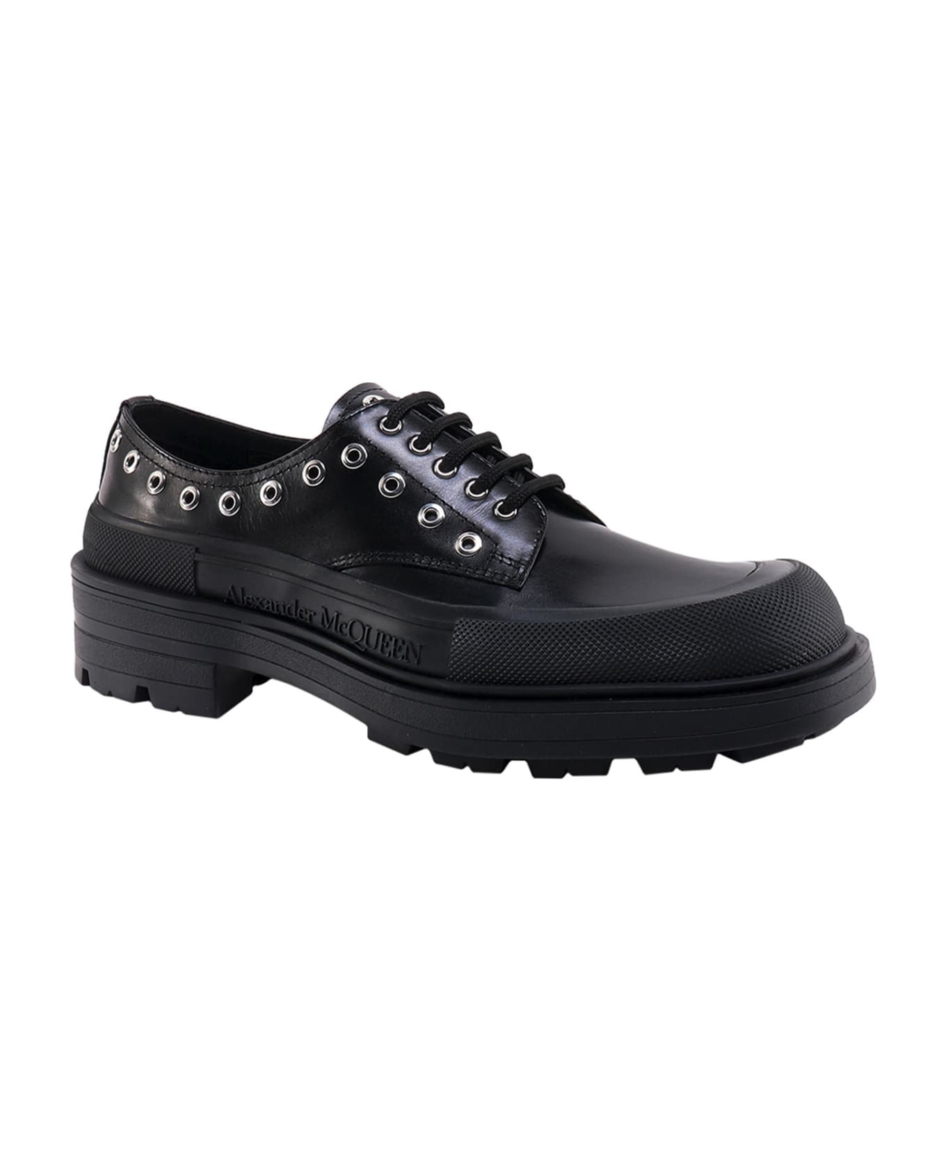Derby Shoes With Thick Sole - 2