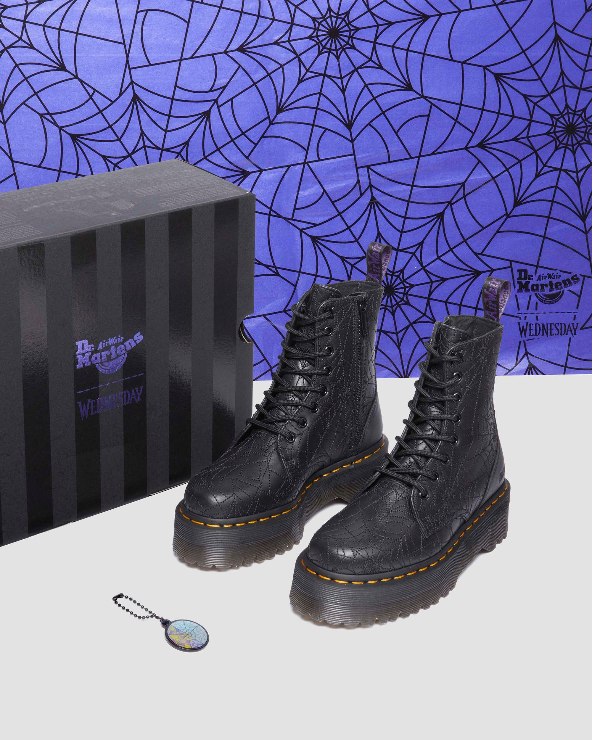 Jadon Wednesday Leather Platform Boots - 4