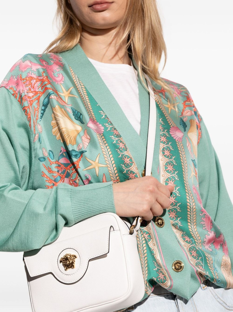 VERSACE La Medusa leather cross body bag outlook