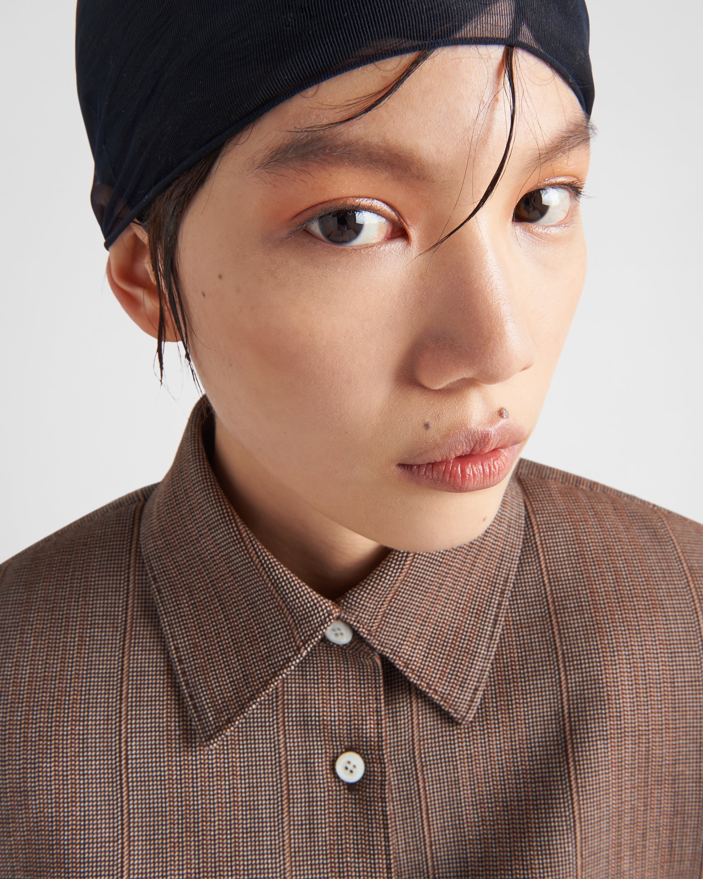 【プラダ・PRADA】Single-breasted pinstripe wool jacket Prada Single-breasted pinstripe wool jacket | REVERSIBLE