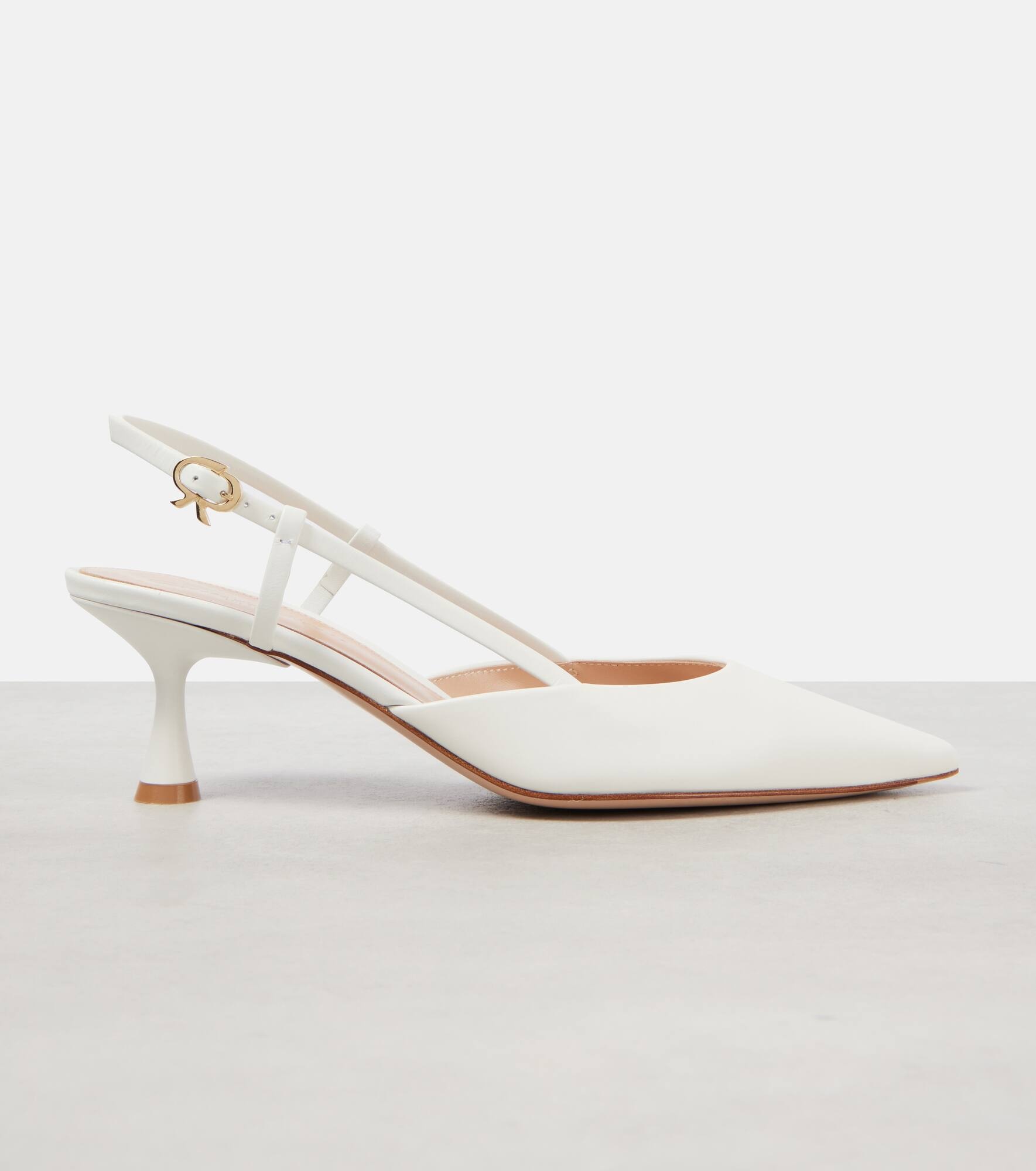 Bridal Ascent 55 leather slingback pumps - 5