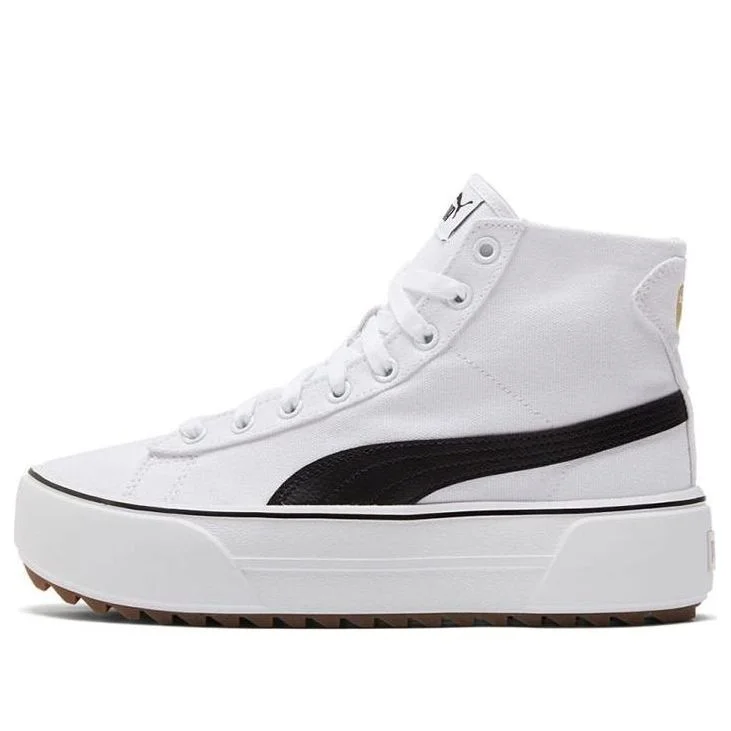 (WMNS) PUMA Kaia Mid CV 'White Black' 384409-01 - 1