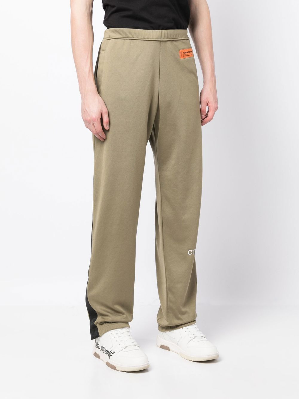 elasticated-waist track pants - 3