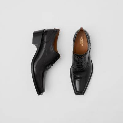 Burberry D-ring Detail Leather Heeled Oxford Brogues outlook
