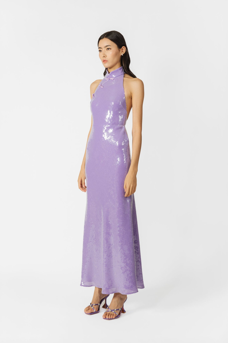 SAU LEE OPHELIA SEQUINED DRESS outlook