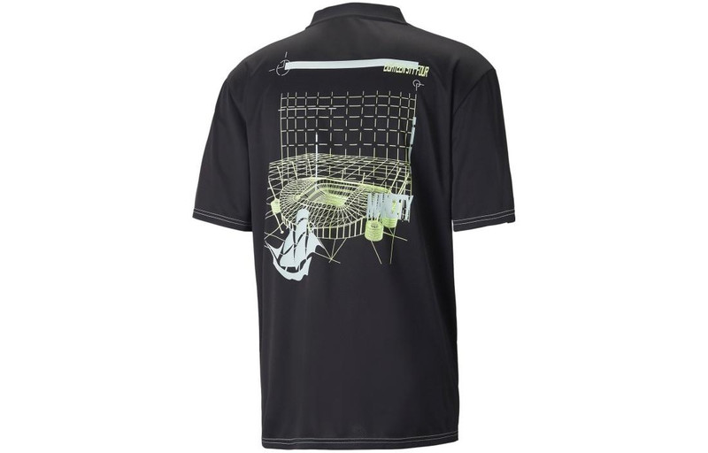 PUMA PUMA Manchester City Printed Jersey 'Black' 767806-11 outlook