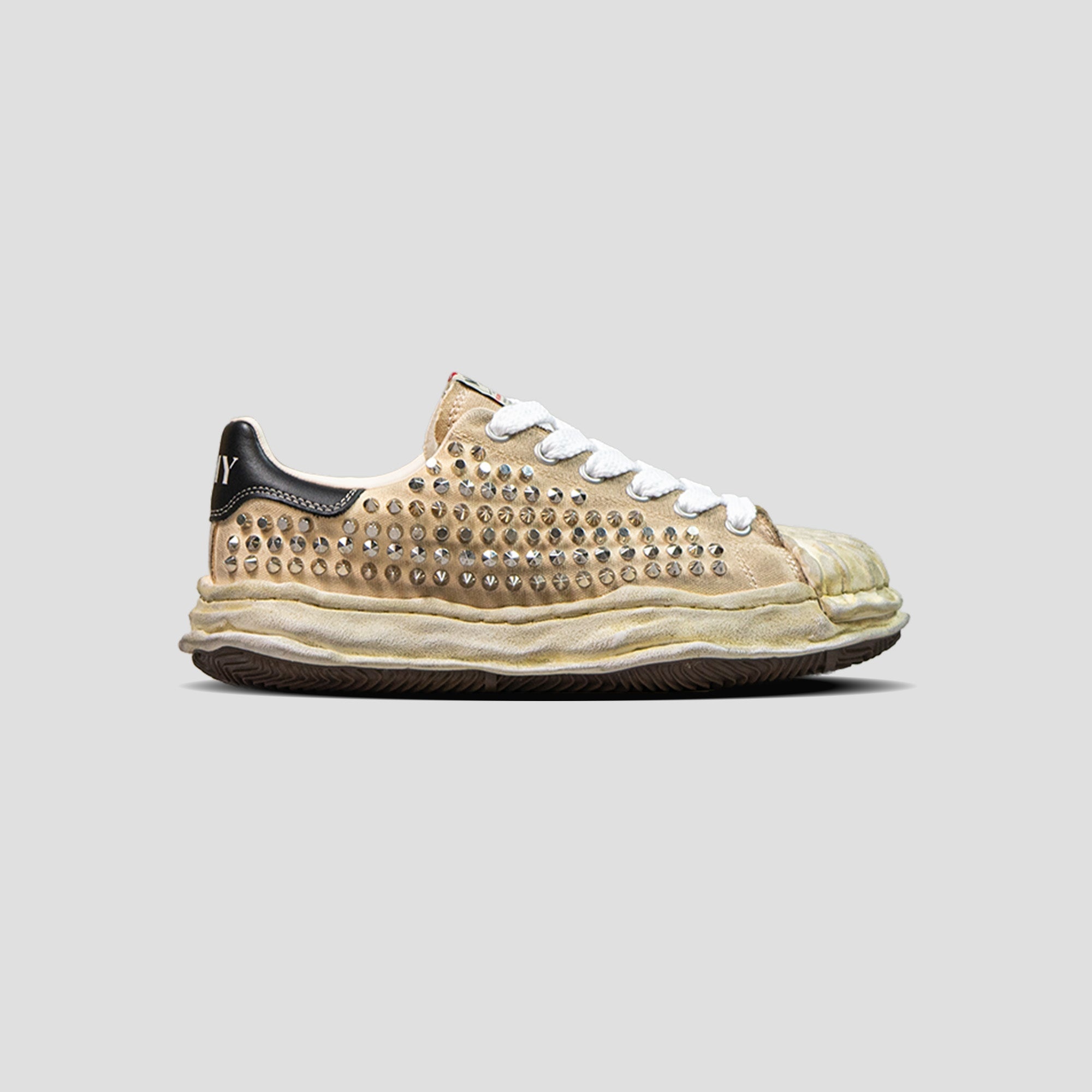 BLAKEY OG SOLE STUDDED CANVAS LOW-TOP SNEAKERS - 2