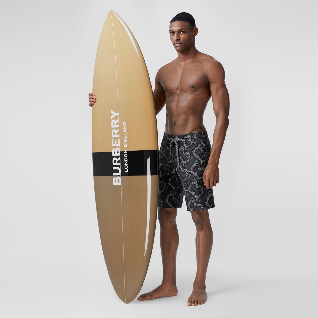 Monogram Print Surfboard - 3