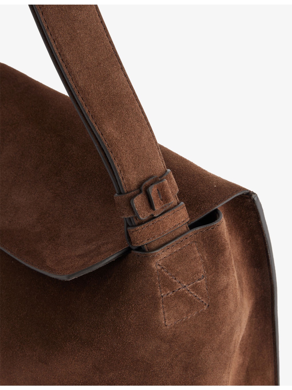 Shiboru Suede Shoulder Bag - 3