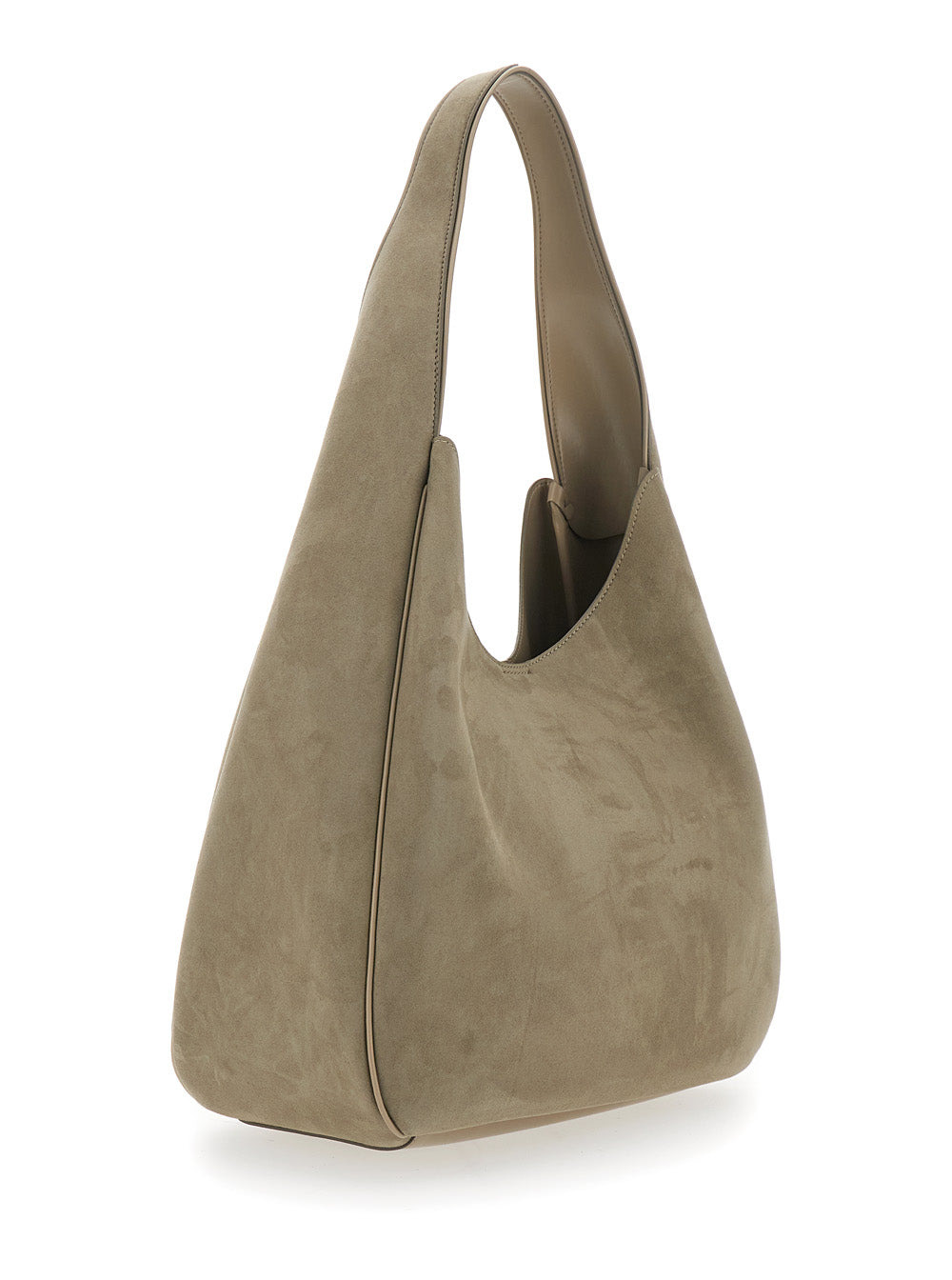 Stella Mccartney Women Beige Shoulder Bag With Maxi Logo Lettering On The Front In Ecosuede Woman - 3