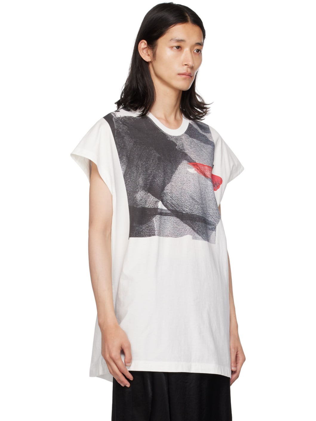 White Printed T-Shirt - 2