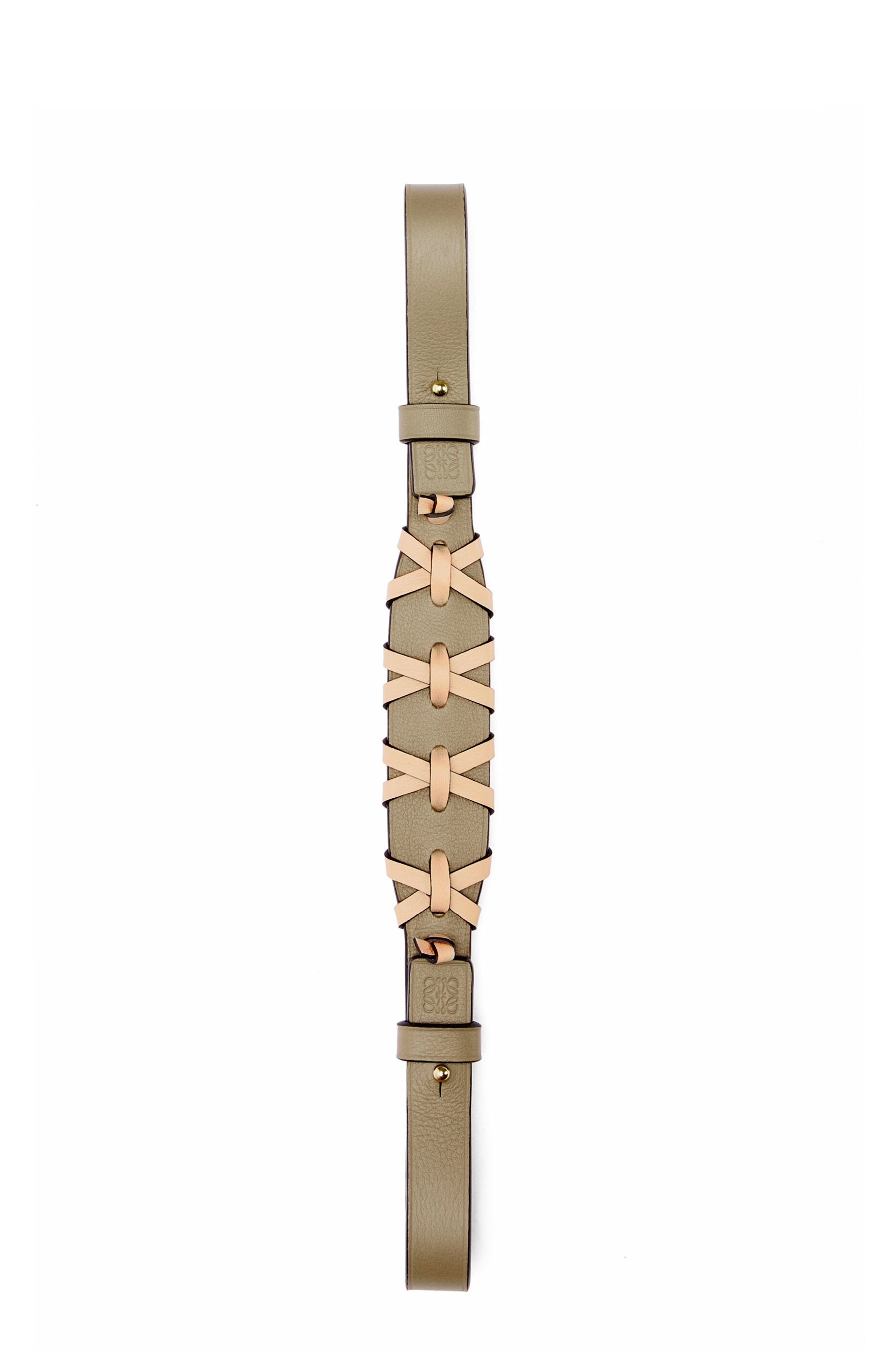 Cross braided strap in calfskin - 2
