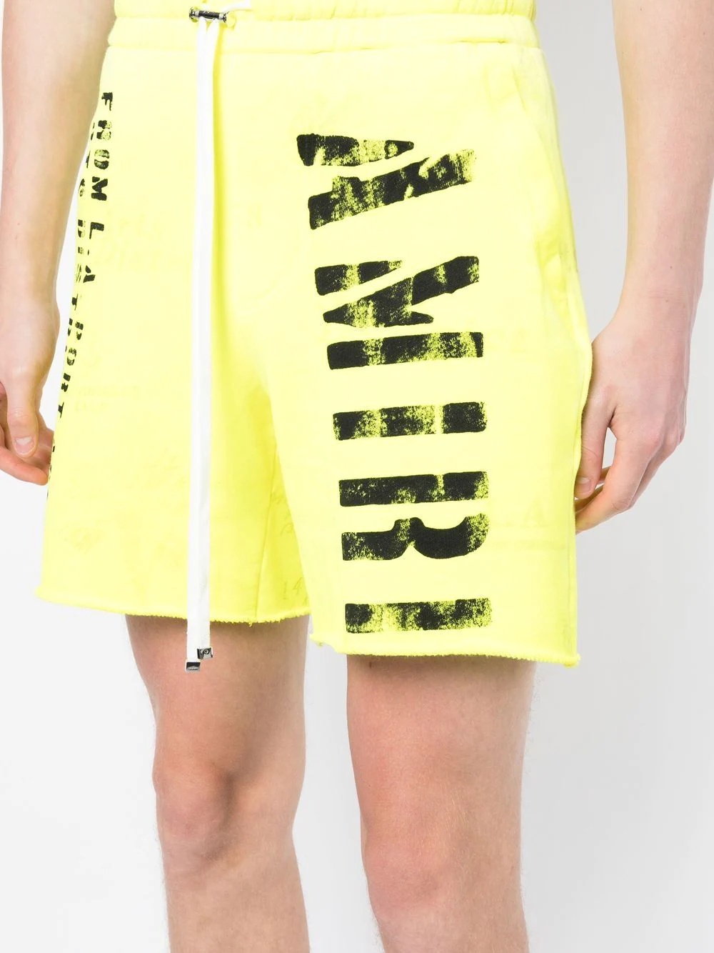 logo-print track shorts - 5