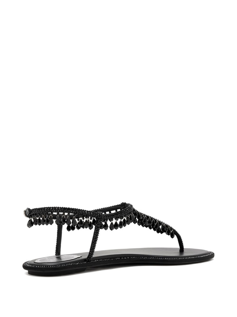 teardrop-beads embellished sandals 3